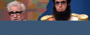 Sacha Baron Cohen tortura a Martin Scorsese