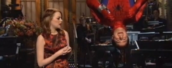 Spider-Man y Gwen Stacy, en el Saturday Night Live
