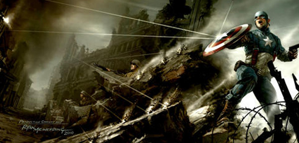 Imagen de M�s artwork de Thor y el Capit�n Am�rica