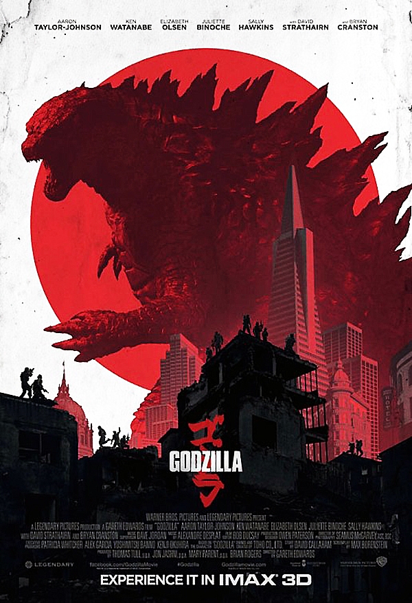 Imagen de Cartel IMAX de 'Godzilla'.