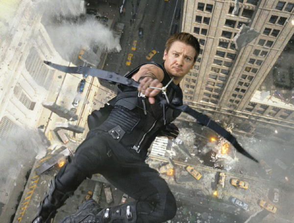 Imagen de Jeremy Renner, descontento con su rol en Los Vengadores.