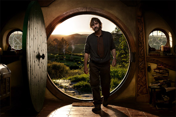 Imagen de Peter Jackson posa en El Hobbit
