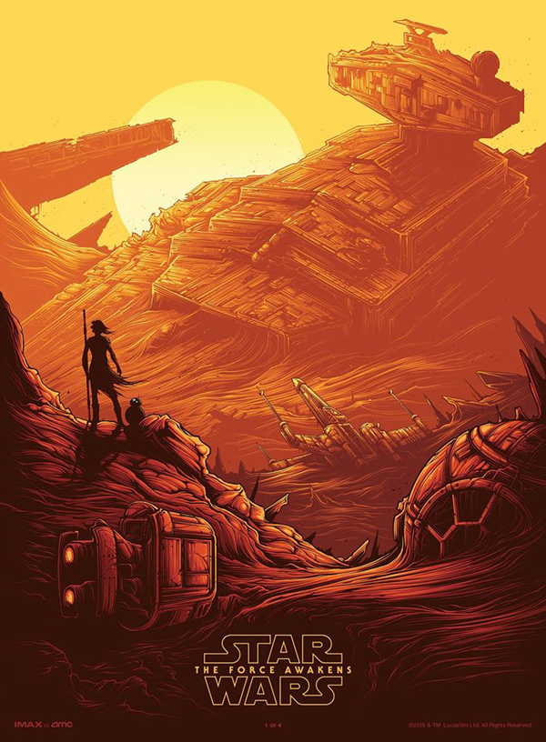 Los cines AMC lanzan póster exclusivo de Star Wars: El Despertar de la Fuerza