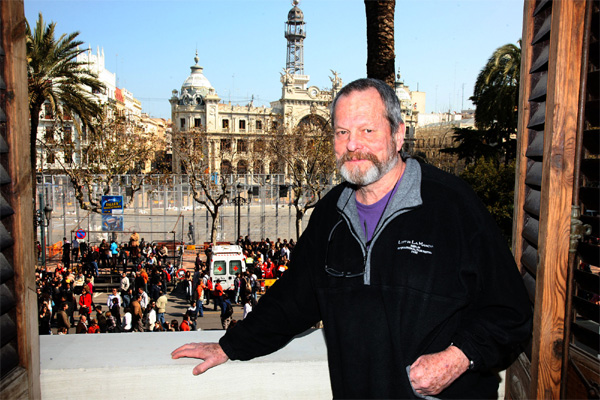 Imagen de Terry Gilliam, de mascletà al Quijote