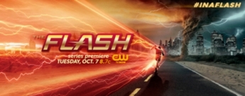 Flash Vs el tornado en el último banner de la serie televisiva