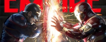 Capitán América vs Iron Man en la portada de Empire Magazine