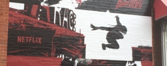 El Daredevil de Joe Quesada decora las calles de Nueva York