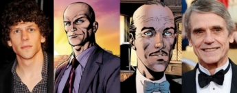 Jesse Eisenberg será Lex Luthor y Jeremy Irons interpretará a Alfred en Batman vs. Superman