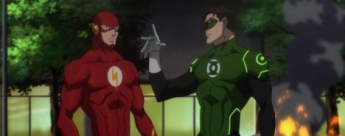 Flash y Green Lantern protagonizan esta escena de Justice League: Throne of Atlantis