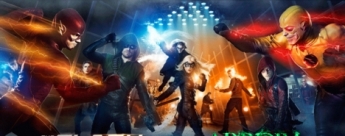 Héroes contra villanos en el nuevo póster conjunto de Arrow y Flash