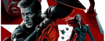 Artístico póster para la versión IMAX de 'Capitán América: Soldado de Invierno'