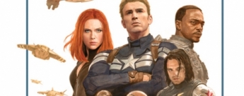 'Retro' Póster de Paolo Rivera para 'Capitán América: Soldado de Invierno'