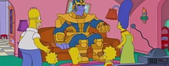 Los Simpsons sufren la ira de Thanos en el último sketch del sofá