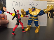 As es el encuentro entre Deadpool y Thanos
