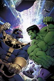 Thanos vs Hulk, la nueva miniserie de Marvel