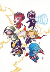 Marvel Now! - Todas las portadas alternativas de Skottie Young