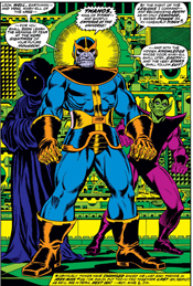 Thanos azota el universo Marvel