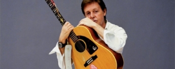 Paul McCartney graba con Ringo Starr