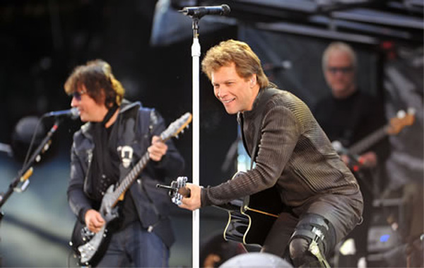 Imagen de Bon Jovi, al máximo pese a las lesiones