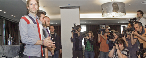 Coldplay presenta su nuevo disco en Barcelona