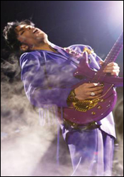 Prince presenta Planet Earth... en Montreux