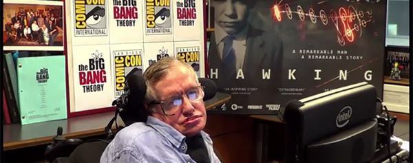 Stephen Hawking narra el principio del universo de la mano de The Big Bang Theory