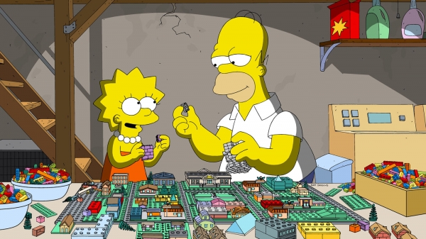 Imagen de Primeras imágenes del episodio de Los Simpson con fichas de Lego