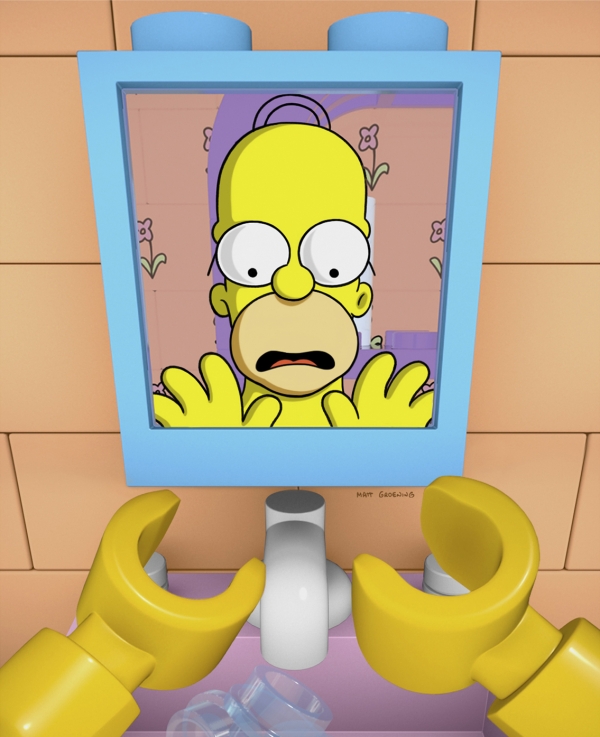 Imagen de Primeras imágenes del episodio de Los Simpson con fichas de Lego