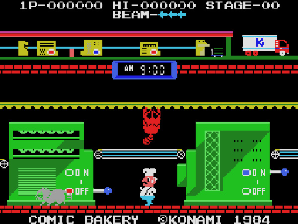 Comic Bakery en su versin MSX.