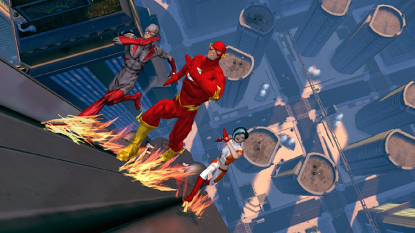 Imagen de Flash, en DC Universe Online