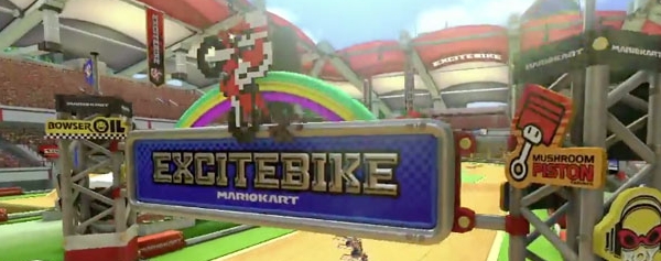 Vídeo: nuevo circuito para Mario Kart 8 basado en Excitebike