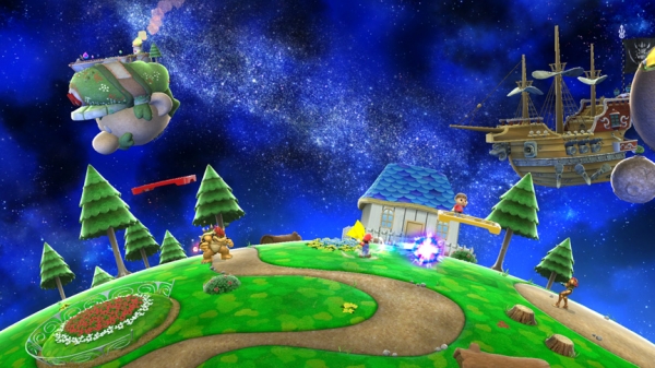 Imagen de Super Smash Bros para Wii U recibe un nivel de Mario Galaxy