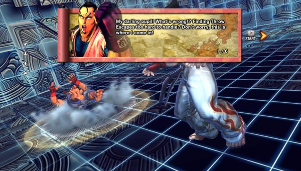 Imagen de El 'training' mode de Street Fighter Vs Tekken