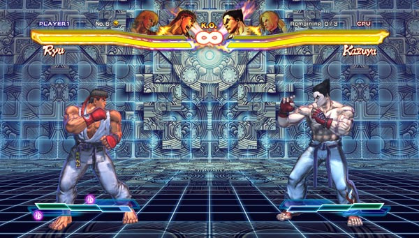 Imagen de El 'training' mode de Street Fighter Vs Tekken