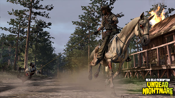 Imagen de Red Dead Redemption: Undead Nightmare, los cuatro caballos del Apocalipsis