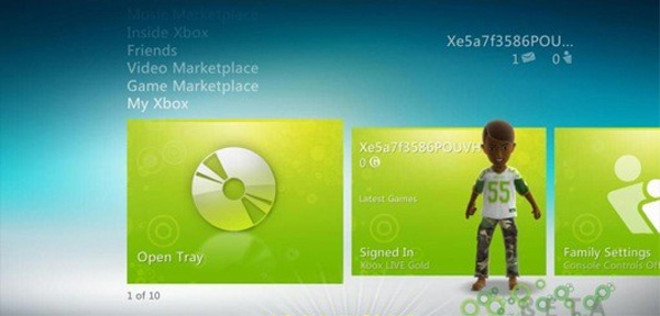Imagen de Nuevo aspecto del escritorio de Xbox 360?