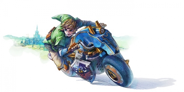 Imagen de Link se hace una moto para Mario Kart 8