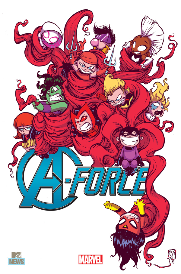 Las A-Force también tienen portada de Skottie Young Comic Digital
