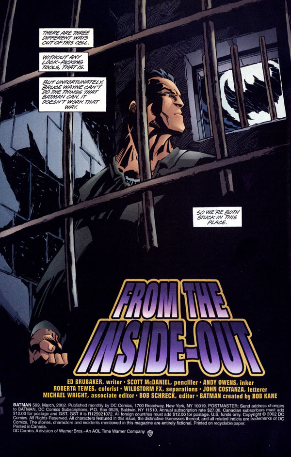 Grandes Autores de Batman: Ed Brubaker – La Escena del Crimen Comic Digital